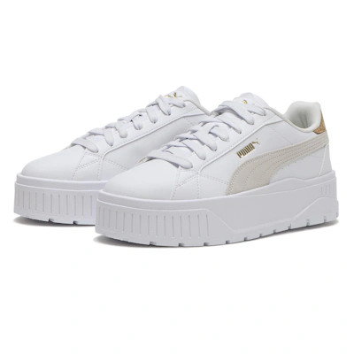 (Women) Puma Carmen 2 Cork *01 White/White Sneakers 01WH/WH