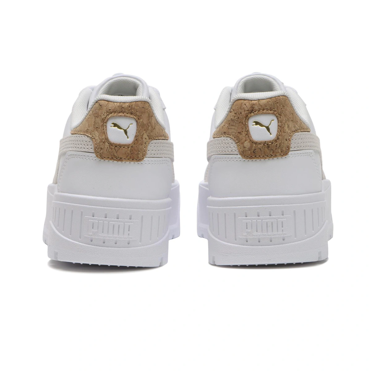 (Women) Puma Carmen 2 Cork *01 White/White Sneakers 01WH/WH