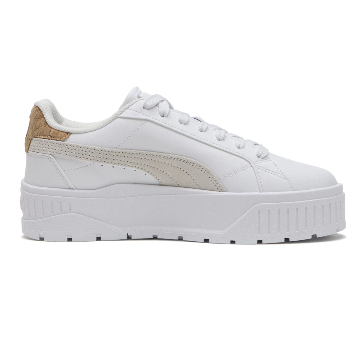(Women) Puma Carmen 2 Cork *01 White/White Sneakers 01WH/WH