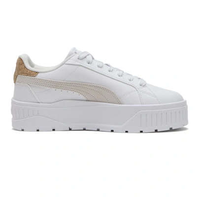 (Women) Puma Carmen 2 Cork *01 White/White Sneakers 01WH/WH