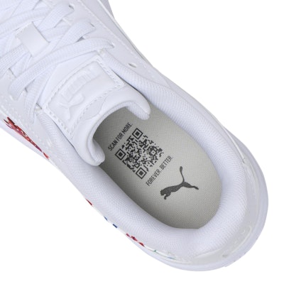 (Women) Puma Carmen 2 MU Embroidery 01 White 401203-01 Sizing (Women) Puma Carmen 2 MU Embroidery 01 White 401203-01