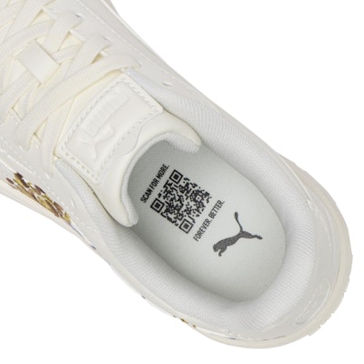 (Women) Puma Carmen 2 MU Embroidery 03F IVORY 401203-03 Cheap (Women) Puma Carmen 2 MU Embroidery 03F IVORY 401203-03
