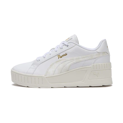 (W) Puma Carmen Wedge Graphic White/Warm White