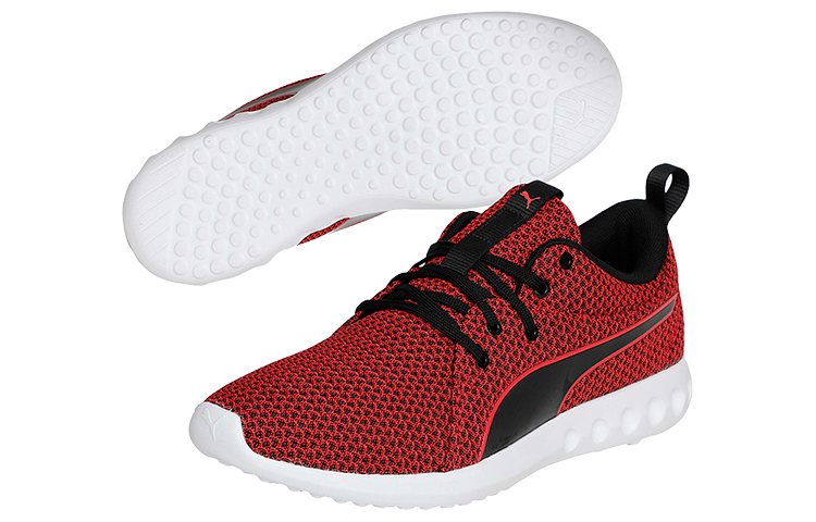 Shop (W) Zapatillas de Correr Puma Carson 2 Knit IDP Rojo/Negro/Blanco 191004-02