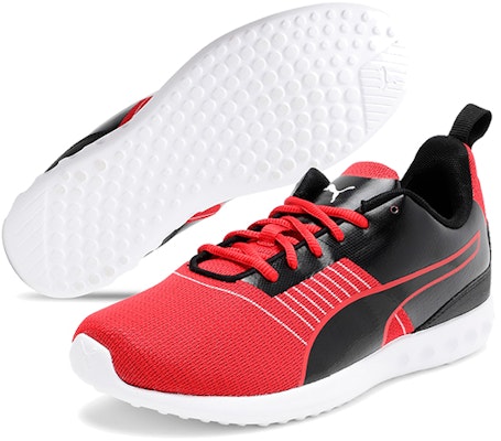 (Women) Puma Carson Pro Idp Low Running Shoes Black/Red/White 193356-01 Purchase (Women) Puma Carson Pro Idp Low Running Shoes Black/Red/White 193356-01