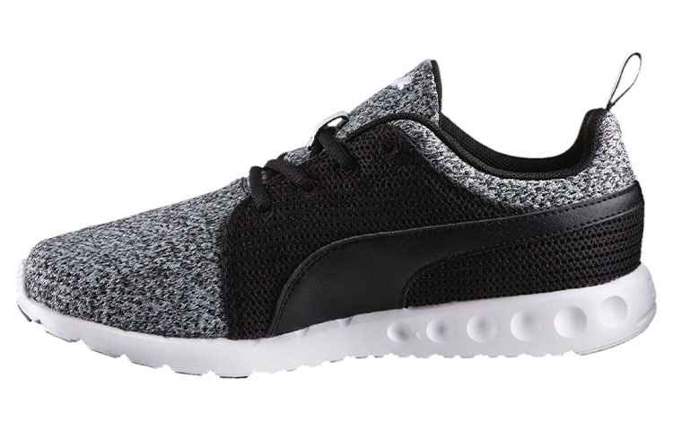 (Women) Puma Carson Runner Heather GreyBlackLow Top Running Shoes GreyBlack 'Grey Black' 189027-01