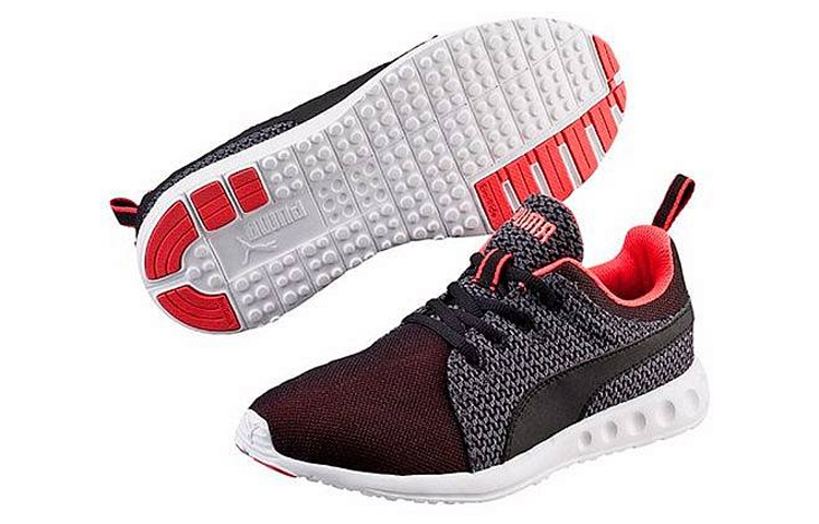 (W) Puma Carson RNNR Knit 'Black Red' 圖 3