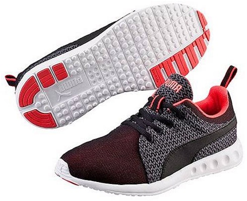 (W) Puma Carson Runner Knit 'Negro Rojo' 188151-03 Lookbook (W) Puma Carson Runner Knit 'Negro Rojo' 188151-03