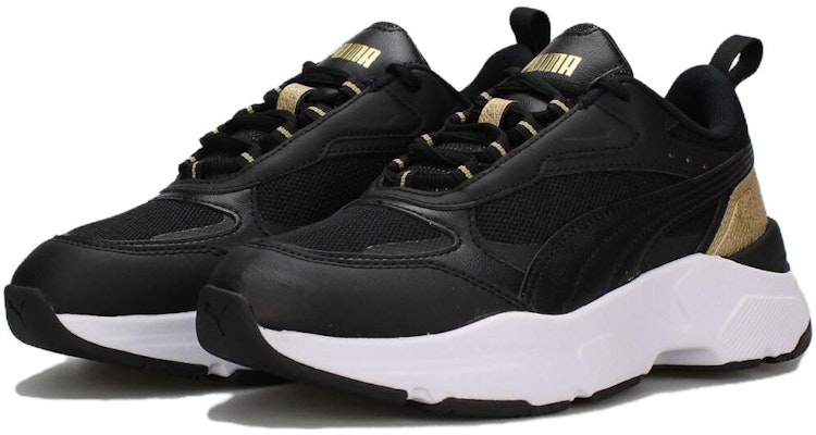 (女款)Puma Cassia 'Distressed - 黑色隊金' 387645-01 Lookbook (女款)Puma Cassia 'Distressed - 黑色隊金' 387645-01
