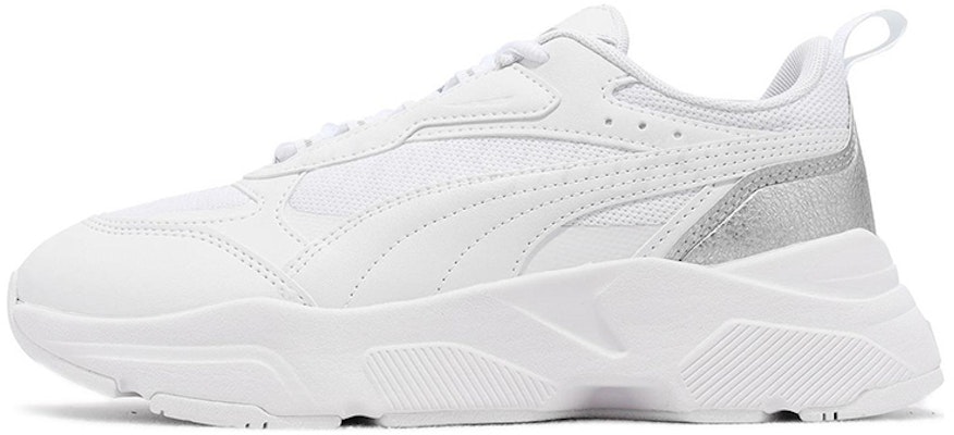 (Women) Puma Cassia 'Distressed - White Silver' 387645-02 Buy (Women) Puma Cassia 'Distressed - White Silver' 387645-02