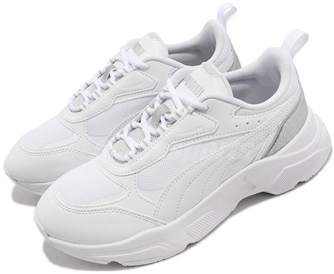 (Women) Puma Cassia 'Distressed - White Silver' 387645-02 Lookbook (Women) Puma Cassia 'Distressed - White Silver' 387645-02
