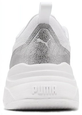 (Women) Puma Cassia 'Distressed - White Silver' 387645-02 Purchase (Women) Puma Cassia 'Distressed - White Silver' 387645-02