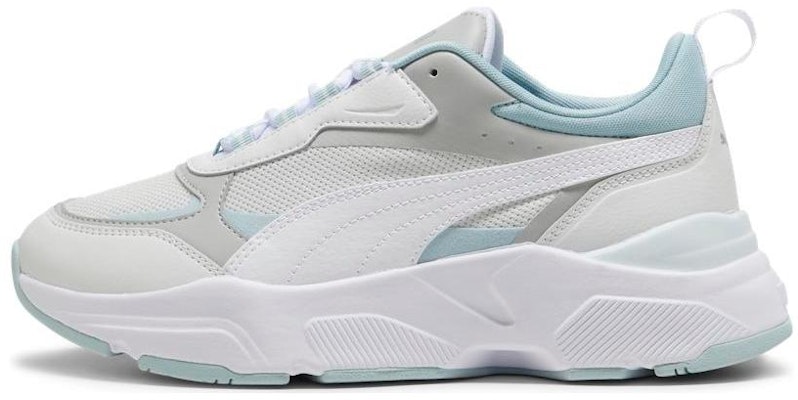 (Women) Puma Cassia 'Grey White Turquoise' 384647-20 Buy (Women) Puma Cassia 'Grey White Turquoise' 384647-20
