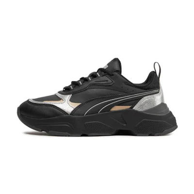 (W) Puma Cassia 'Metallic Shine - Black Gold'