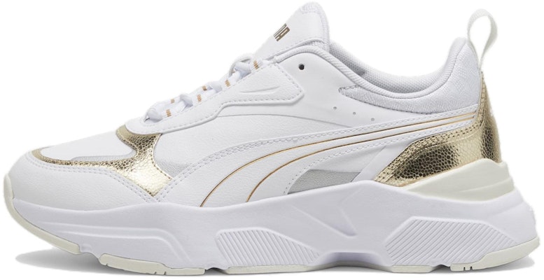 (Women) Puma Cassia 'Metallic Shine - White Gold' 395267-01 Buy (Women) Puma Cassia 'Metallic Shine - White Gold' 395267-01