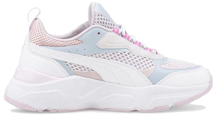 (Women) Puma Cassia 'Summer White Pink Blue' 384648-02 Order (Women) Puma Cassia 'Summer White Pink Blue' 384648-02