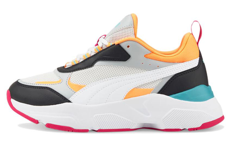 (Women) Puma Cassia Low 'White Orange Black' 384647-05