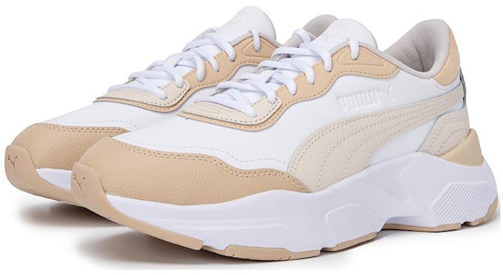 PUMA Cassia Rose 防滑耐磨透氣 低筒 運動休閒鞋 女款 白 Lookbook PUMA Cassia Rose 防滑耐磨透氣 低筒 運動休閒鞋 女款 白
