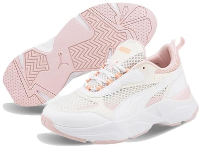 (W) プーマ カシア サマー (白/ソフトピンク) 384648-01 Lookbook (W) プーマ カシア サマー (白/ソフトピンク) 384648-01