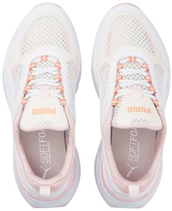 (W) プーマ カシア サマー (白/ソフトピンク) 384648-01 Shop (W) プーマ カシア サマー (白/ソフトピンク) 384648-01