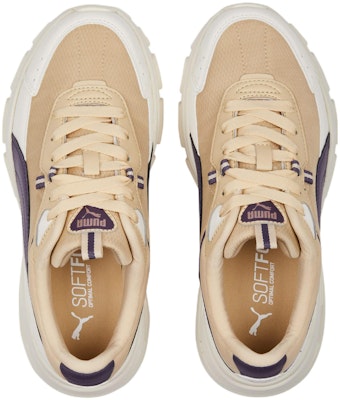 (Women) Puma Cassia Via 'White Tan Purple' 389223-05 Shop (Women) Puma Cassia Via 'White Tan Purple' 389223-05