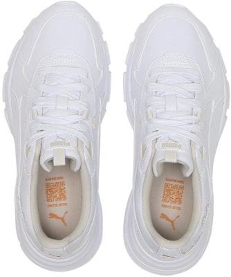 (Women) Puma Cassia Via Graphic White/Snow 403867-01 Order (Women) Puma Cassia Via Graphic White/Snow 403867-01