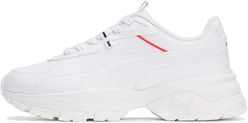 (Women) Puma Cassia Via Sneakers 'Puma White/Puma Red' 394121-03 Buy (Women) Puma Cassia Via Sneakers 'Puma White/Puma Red' 394121-03