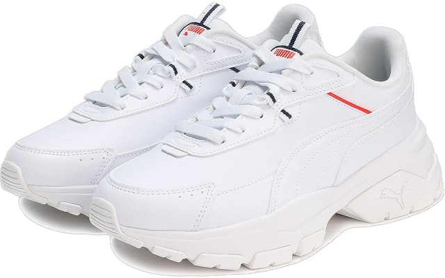 (Women) Puma Cassia Via Sneakers 'Puma White/Puma Red' 394121-03 Lookbook (Women) Puma Cassia Via Sneakers 'Puma White/Puma Red' 394121-03