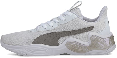 (Women) Puma Cell Magma Clean Low-top Running Shoes White/Grey 193657-04 (Women) Puma Cell Magma Clean Low-top Running Shoes White/Grey 193657-04