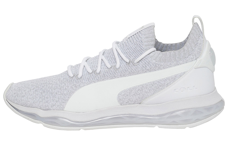 (Women) Puma Cell Motion Evoknit Low Running Shoes Grey/White 364874-01