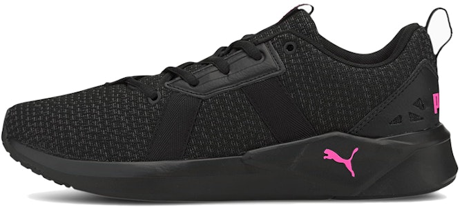 (W) Puma Chroma Knit Hitam/Pink Sepatu Low 193776-01 Buy (W) Puma Chroma Knit Hitam/Pink Sepatu Low 193776-01