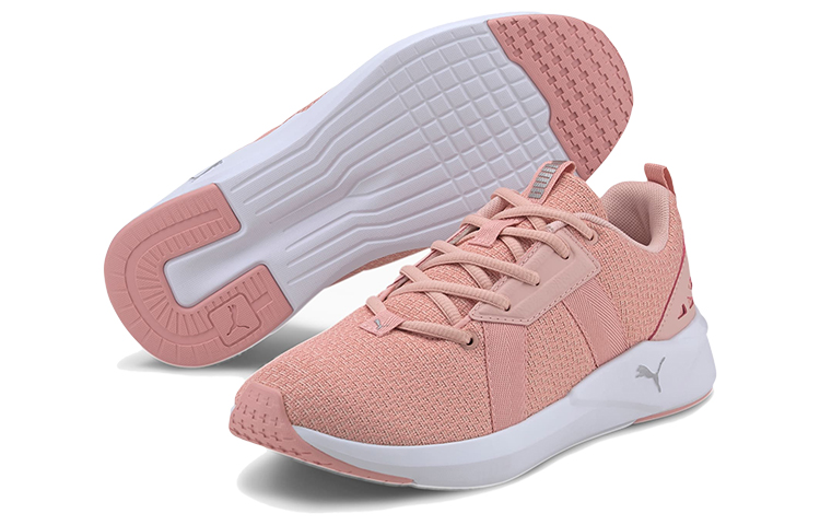 (W) Puma Chroma Knit Pink/White Low sneakers 圖 3