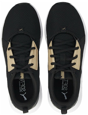 (W) Puma Chroma Kasut Rendah Emas/ 'Black' 193775-04 Lookbook (W) Puma Chroma Kasut Rendah Emas/ 'Black' 193775-04