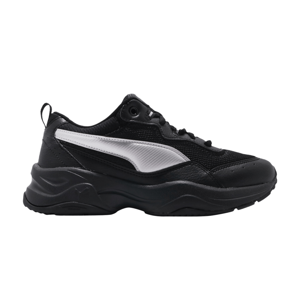 (Women) Puma Cilia 'Black Silver'  369778-15