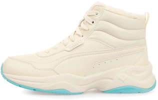(Women) Puma Cilia Mid Shoes Khaki/Blue 375834-03 (Women) Puma Cilia Mid Shoes Khaki/Blue 375834-03