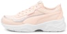 (W) Puma Cilia Mode Kasut Lari Rendah Wanita Merah Jambu/Putih 375732-03