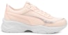 (W) Puma Cilia Mode Kasut Lari Rendah Wanita Merah Jambu/Putih 375732-03