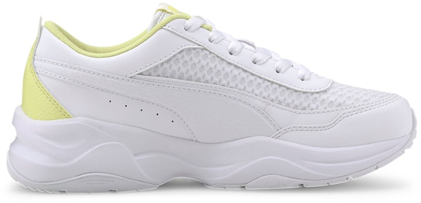 (Women) Puma Cilia Mode Mesh Running Shoes White/Yellow 371124-03 Order (Women) Puma Cilia Mode Mesh Running Shoes White/Yellow 371124-03