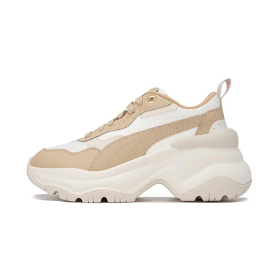 (W) Puma Cilia Wedge 'Warm White Toasted Almond'