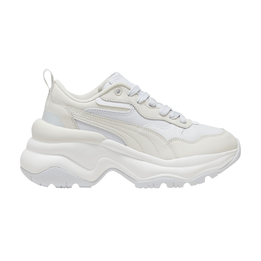 (Women) Puma Cilia Wedge 'Silver Mist Feather Grey' 393915-10