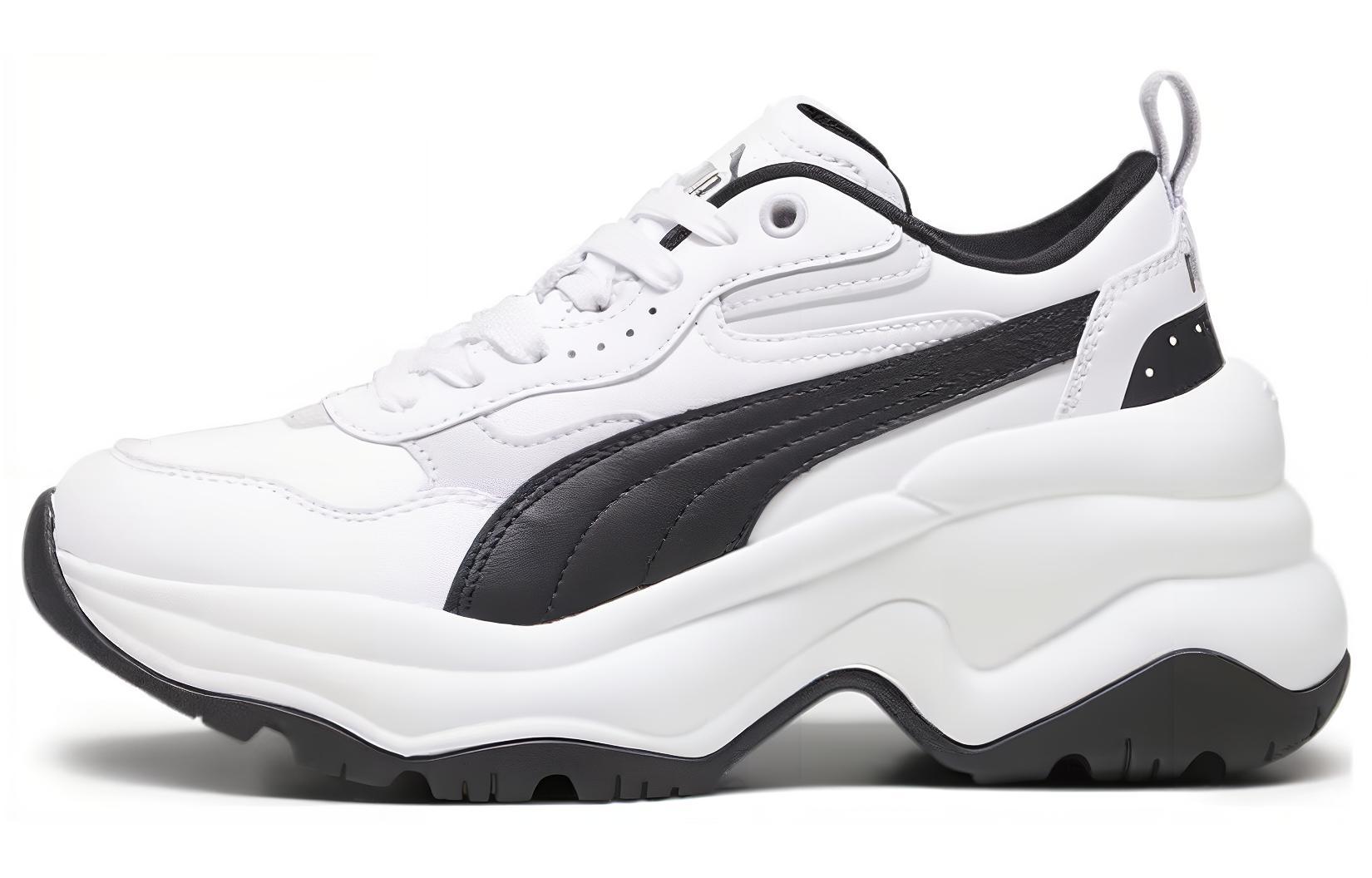 Buy (W) 彪马 Cilia Wedge '白色黑色薰衣草' 393915-01