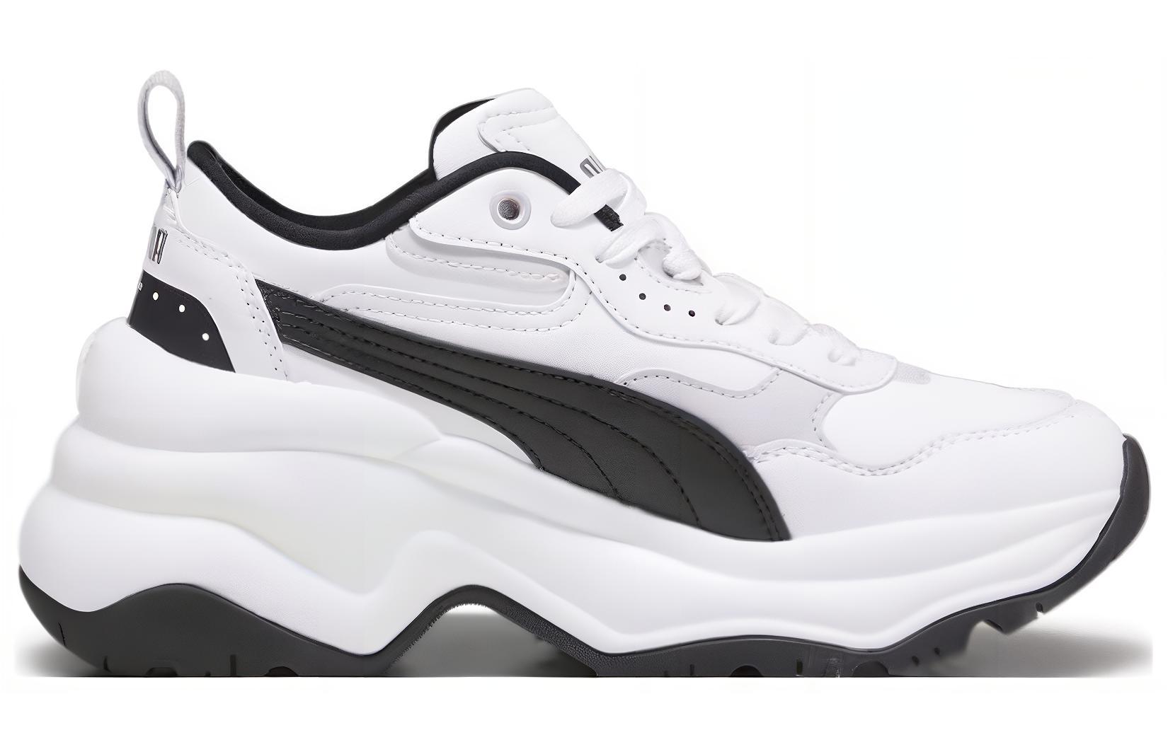 Order (W) 彪马 Cilia Wedge '白色黑色薰衣草' 393915-01