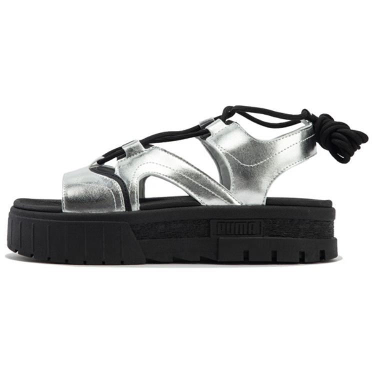 (Women) Puma Cilia Wedge Sandals 'Silver' 399502-01