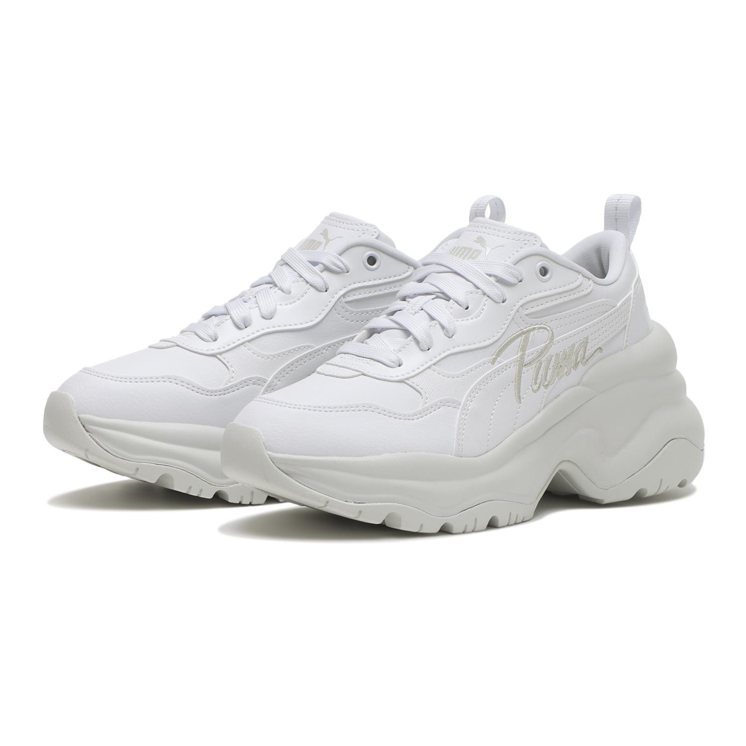 Lookbook (W) Puma Cilia 厚底鞋 白色/灰色 404076-01