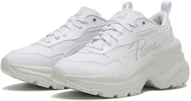 (W) Puma Cilia 厚底鞋 白色/灰色 404076-01 Lookbook (W) Puma Cilia 厚底鞋 白色/灰色 404076-01