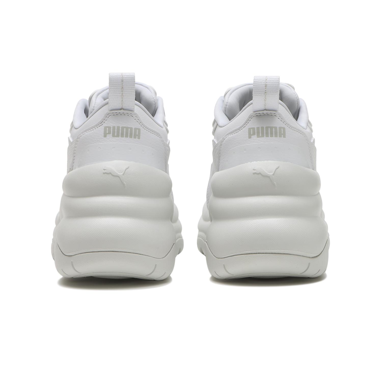 Shop (W) Puma Cilia 厚底鞋 白色/灰色 404076-01