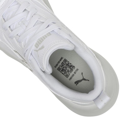 (Women) Puma Cilia Wedge White/Grey 404076-01 Sizing (Women) Puma Cilia Wedge White/Grey 404076-01