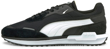 (Women) Puma City Rider 'B&W - Black White' 382046-01 (Women) Puma City Rider 'B&W - Black White' 382046-01
