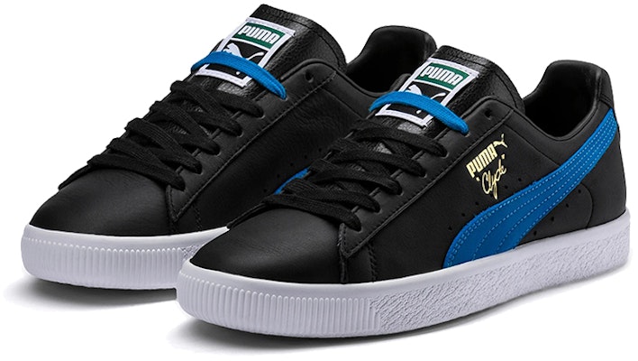 (W) 푸마 클라이드 블랙/블루 '화이트' (Puma Clyde Black/Blue 'White') 369293-01 Lookbook (W) 푸마 클라이드 블랙/블루 '화이트' (Puma Clyde Black/Blue 'White') 369293-01