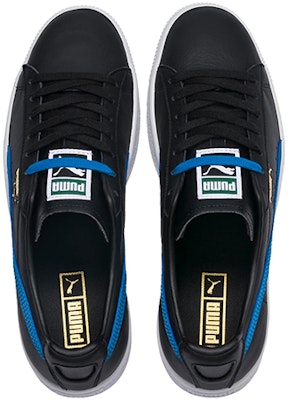 (W) 푸마 클라이드 블랙/블루 '화이트' (Puma Clyde Black/Blue 'White') 369293-01 Shop (W) 푸마 클라이드 블랙/블루 '화이트' (Puma Clyde Black/Blue 'White') 369293-01